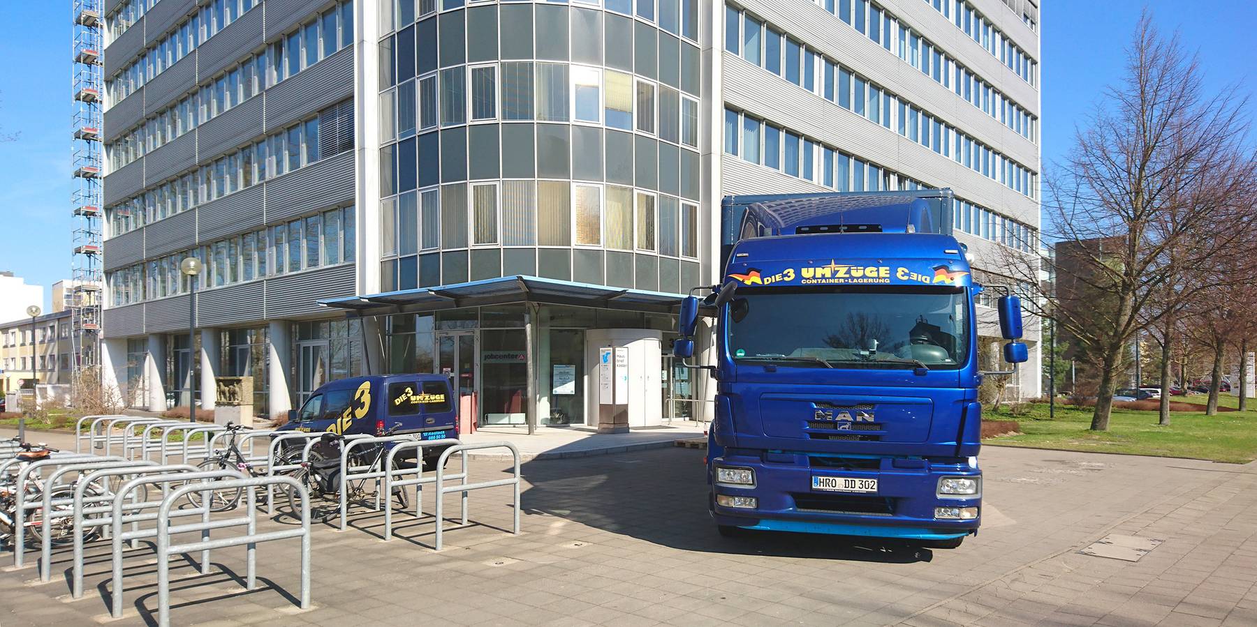 Die Umzüge wurden gut vorbereitet und professionell umgesetzt. © 2021 SBL Rostock