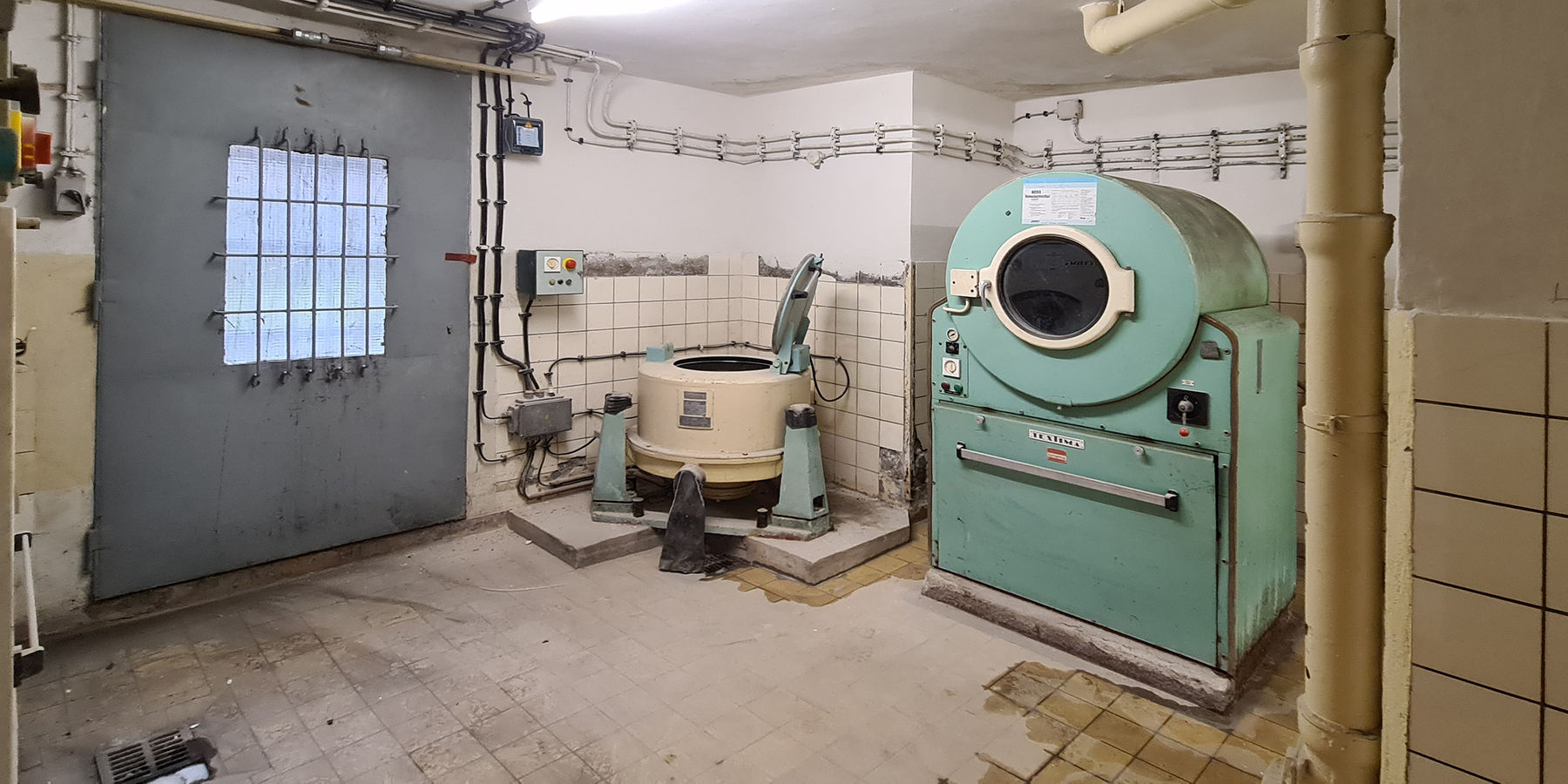 Blick in die ehemalige Wäscherei © 2021 SBL Neubrandenburg