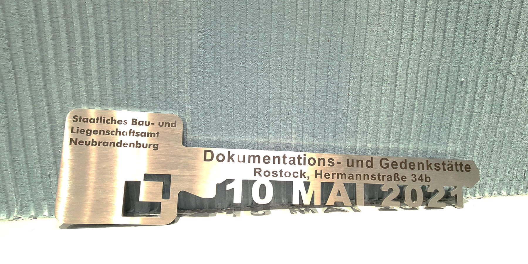 der symbolische Schlüssel © 2021 SBL Neubrandenburg