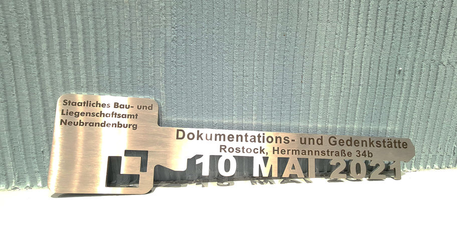 der symbolische Schlüssel © 2021 SBL Neubrandenburg