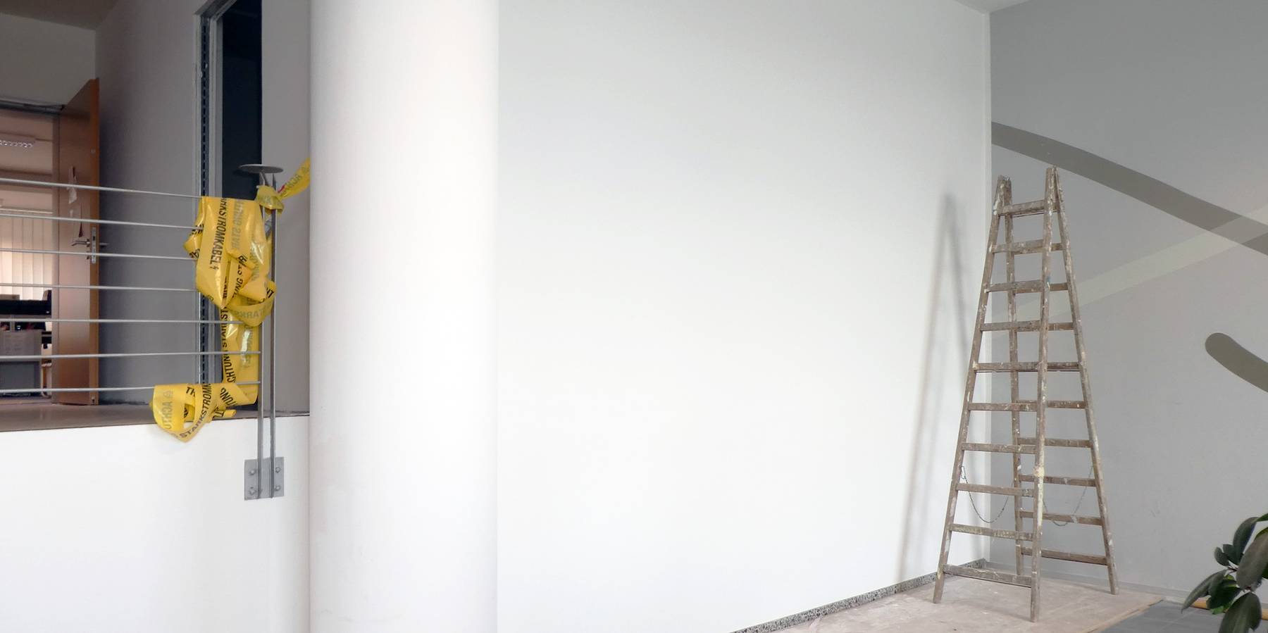 Gegen Feuer im Foyer: Der Raum zur Verteilung der Post ist jetzt mit feuerfestem Material ausgestattet. © 2021 SBL Rostock