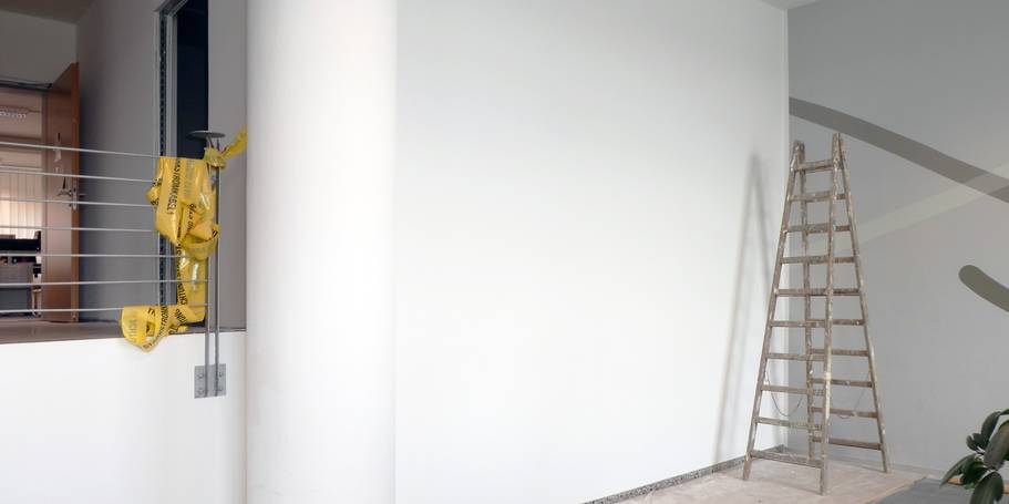 Gegen Feuer im Foyer: Der Raum zur Verteilung der Post ist jetzt mit feuerfestem Material ausgestattet. © 2021 SBL Rostock