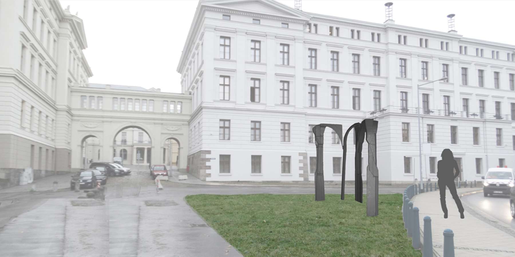 Grafische Entwurfsdarstellung von der Künstlerin Julia Hansen © 2017 Julia Hansen