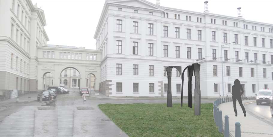 Grafische Entwurfsdarstellung von der Künstlerin Julia Hansen © 2017 Julia Hansen