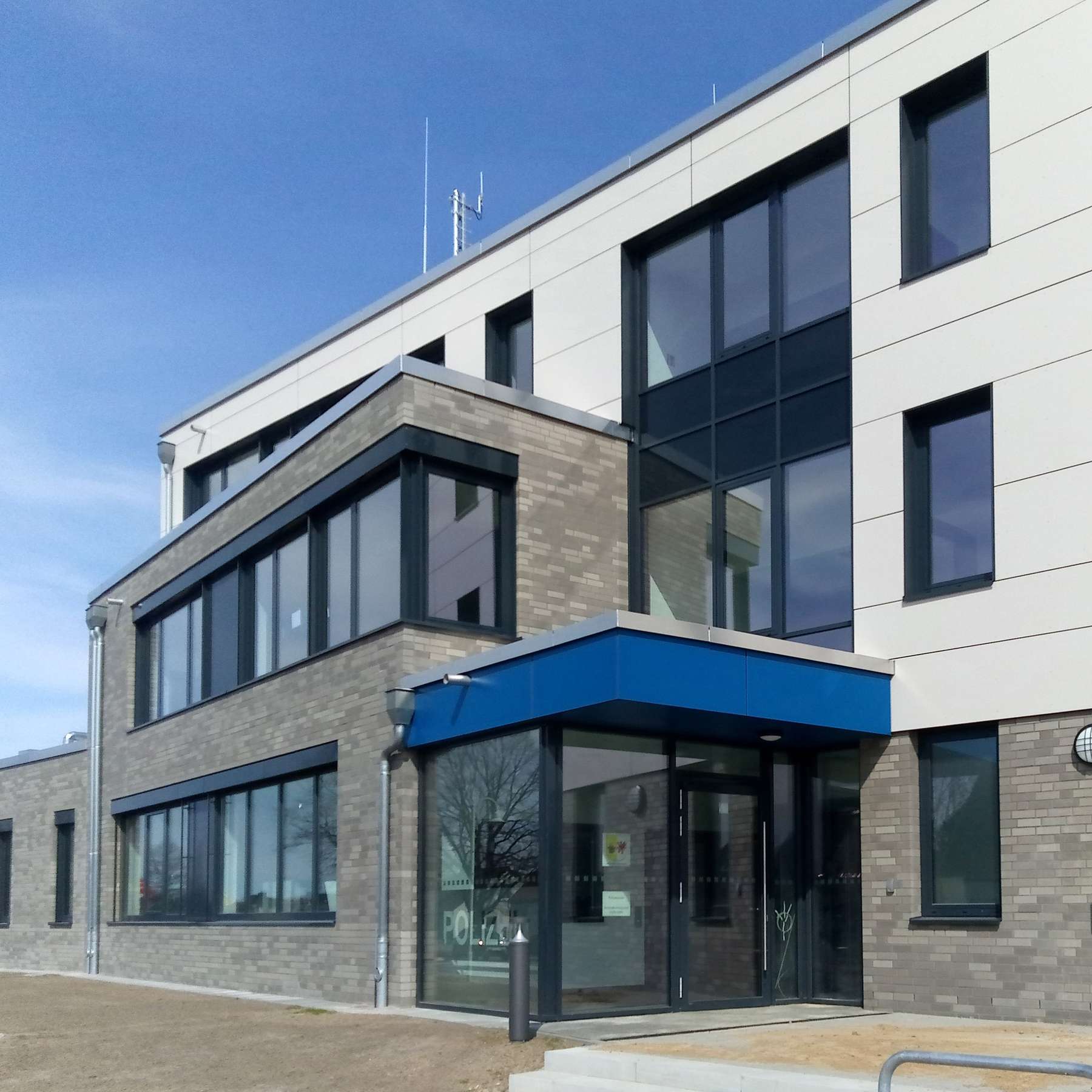 Neubau für die Polizei Sanitz © 2021 SBL Rostock