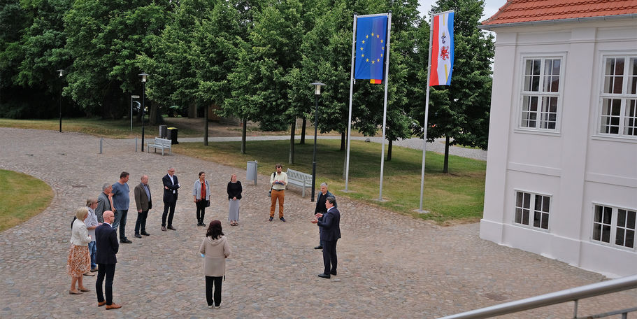 Ein Blick von oben. © 2021 SBL Schwerin