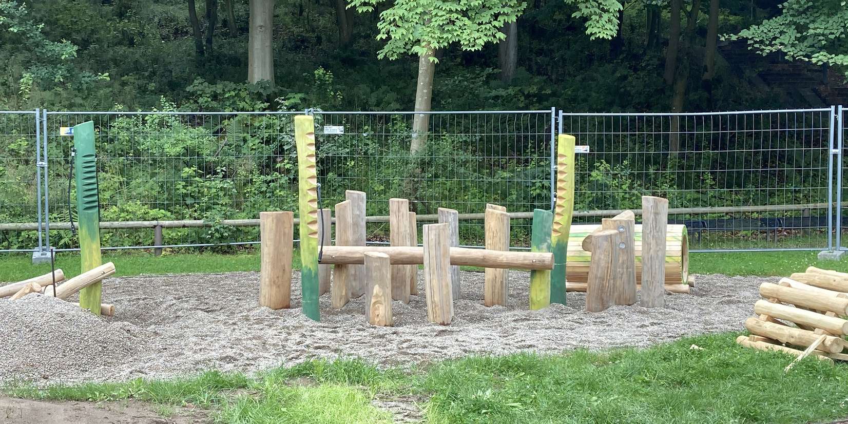 Auch Balancieren fördert die Motorik der Kinder. © 2021 SBL Schwerin