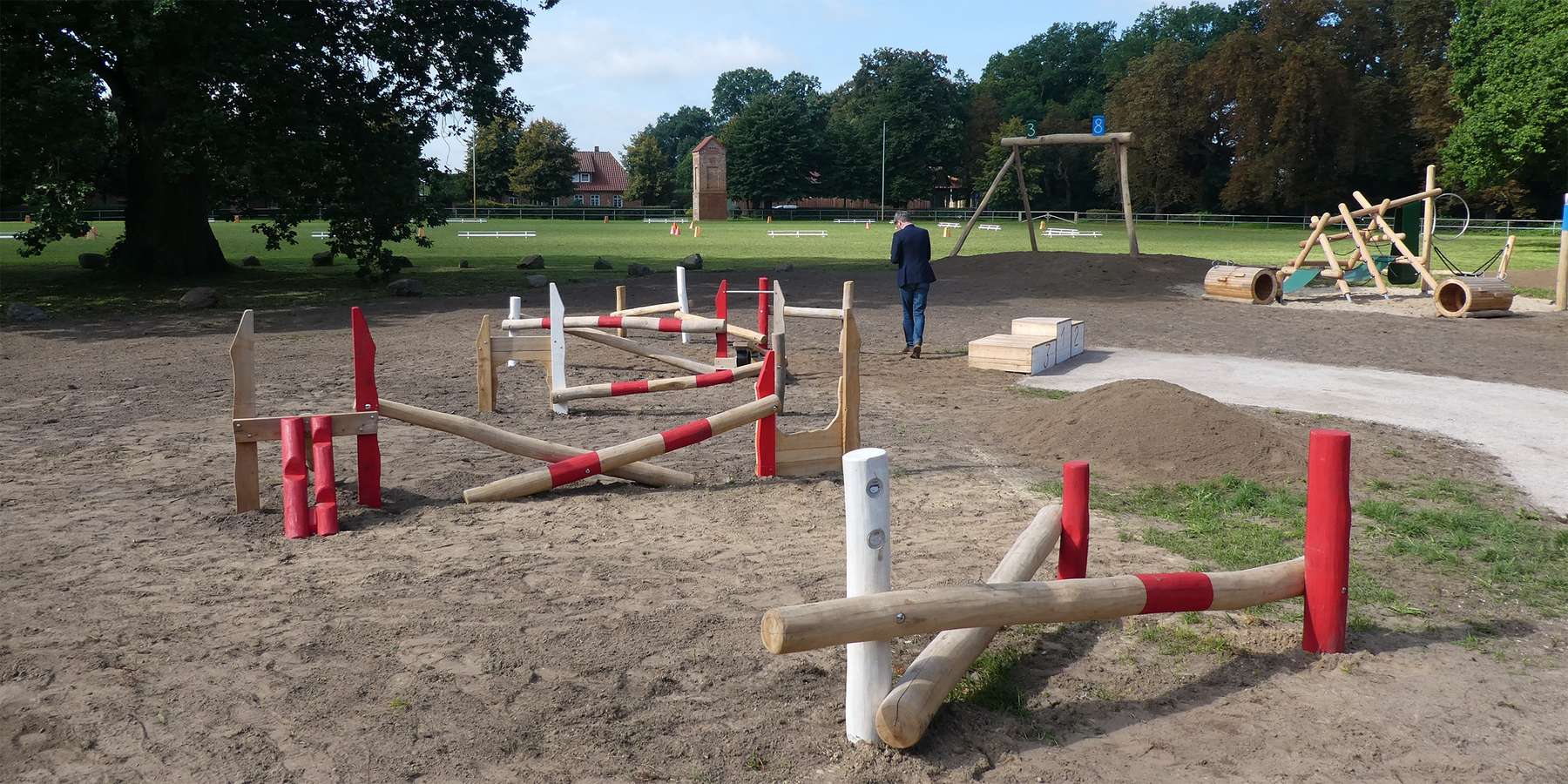 Ein Parcours diesmal nicht für Pferde. © 2021 SBL Schwerin