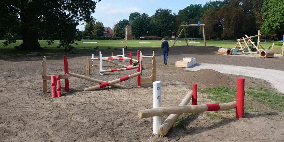 Ein Parcours diesmal nicht für Pferde. © 2021 SBL Schwerin