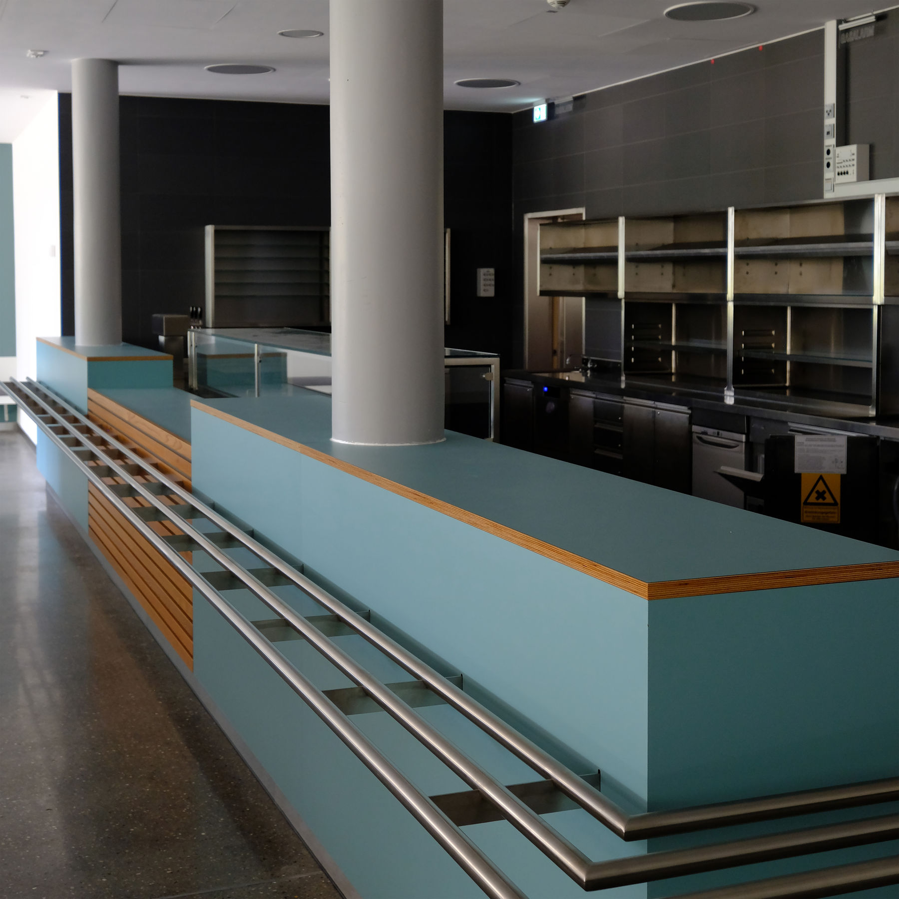 Die Kantine lädt zum Verweilen ein. © 2021 SBL Schwerin