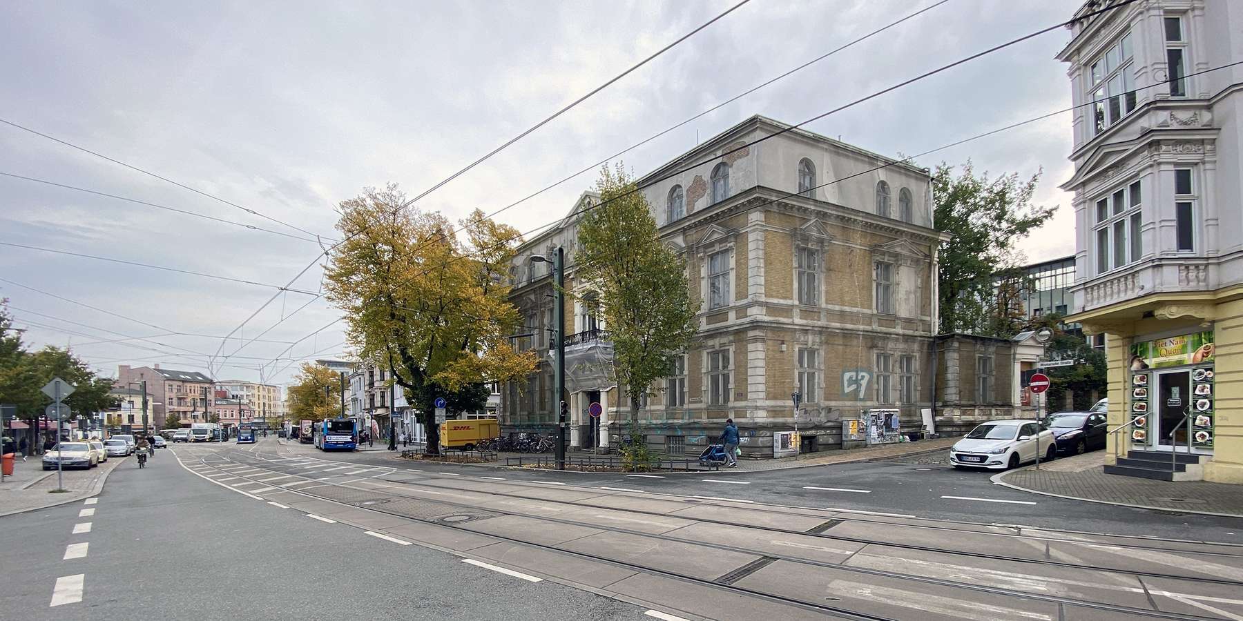 Das SBL Rostock bereitet die historische Villa im Zentrum der Stadt für den Verkauf vor. © 2021 Christian Hoffmann, FM M-V