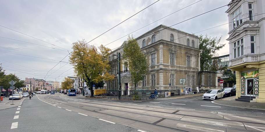 Das SBL Rostock bereitet die historische Villa im Zentrum der Stadt für den Verkauf vor. © 2021 Christian Hoffmann, FM M-V