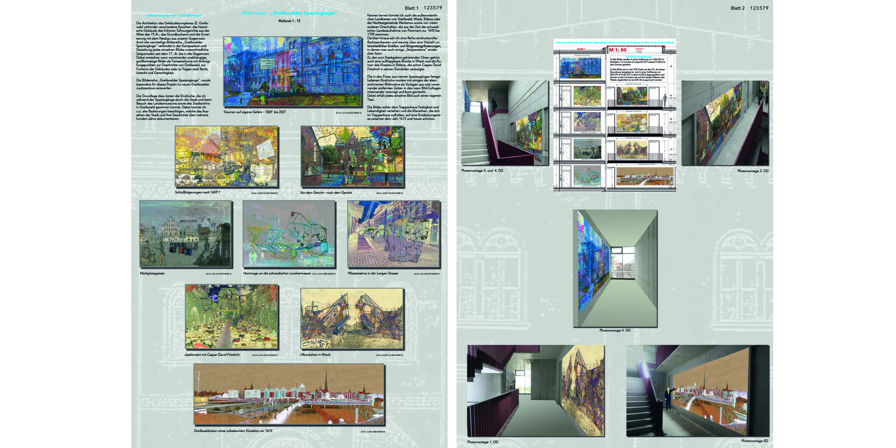 Michael Deiml mit der Arbeit Greifswalder Spaziergänge © 2021 Michael Deiml, Böblingen