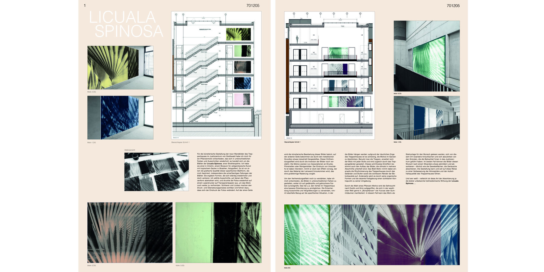 Vanessa Henn mit der Arbeit LICUALA SPINOSA © 2021 Vanessa Henn, Berlin