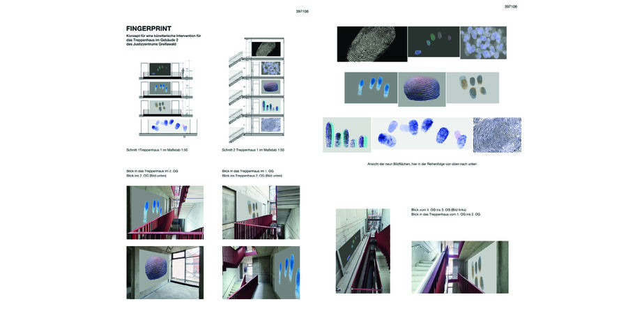 Thomas Sander mit der Arbeit FINGERPRINT © 2021 Thomas Sander, Schwerin