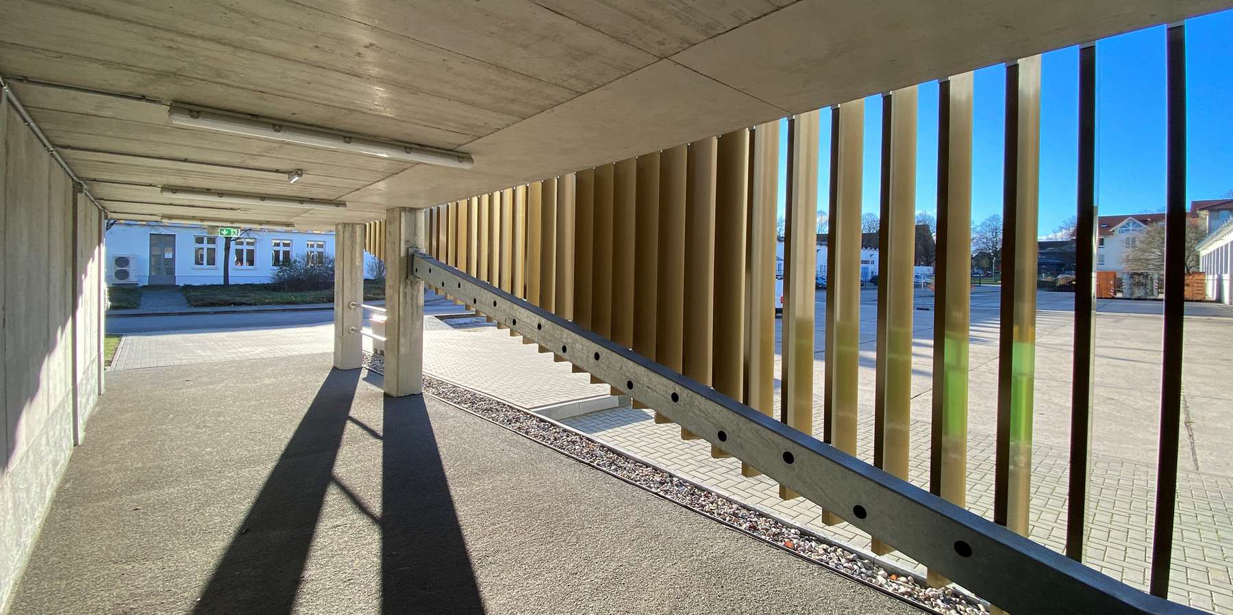 Zugang zur Parkpalette. © 2022 Christian Hoffmann, FM M-V