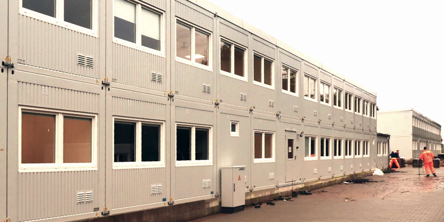 Blick auf die Baustelle. © 2022 Heike Frohriep, SBL Rostock