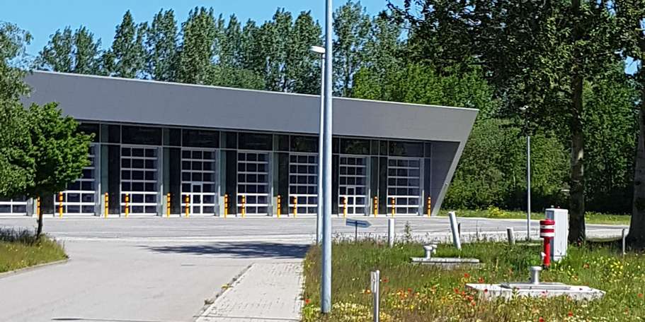 Neubau und Außenanlagen © 2021 Michael Kröger Feuerwache Hohe Düne