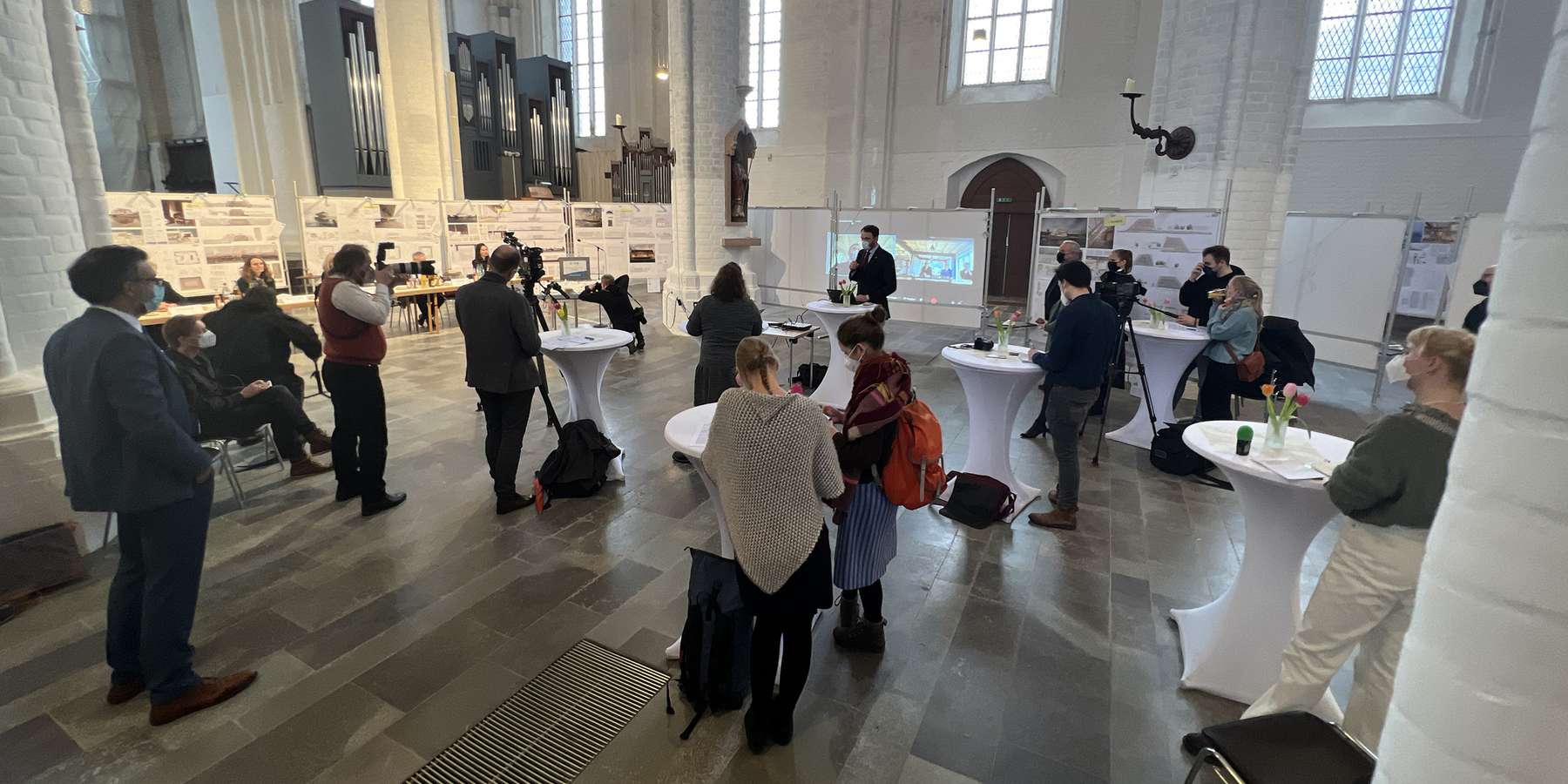 Das Ergebnis des Wettbewerbs für den Neubau des Archäologischen Landesmuseums Rostock wurde heute am 16. Februar 2022 vorgestellt. © 2022 Christian Hoffmann, FM M-V
