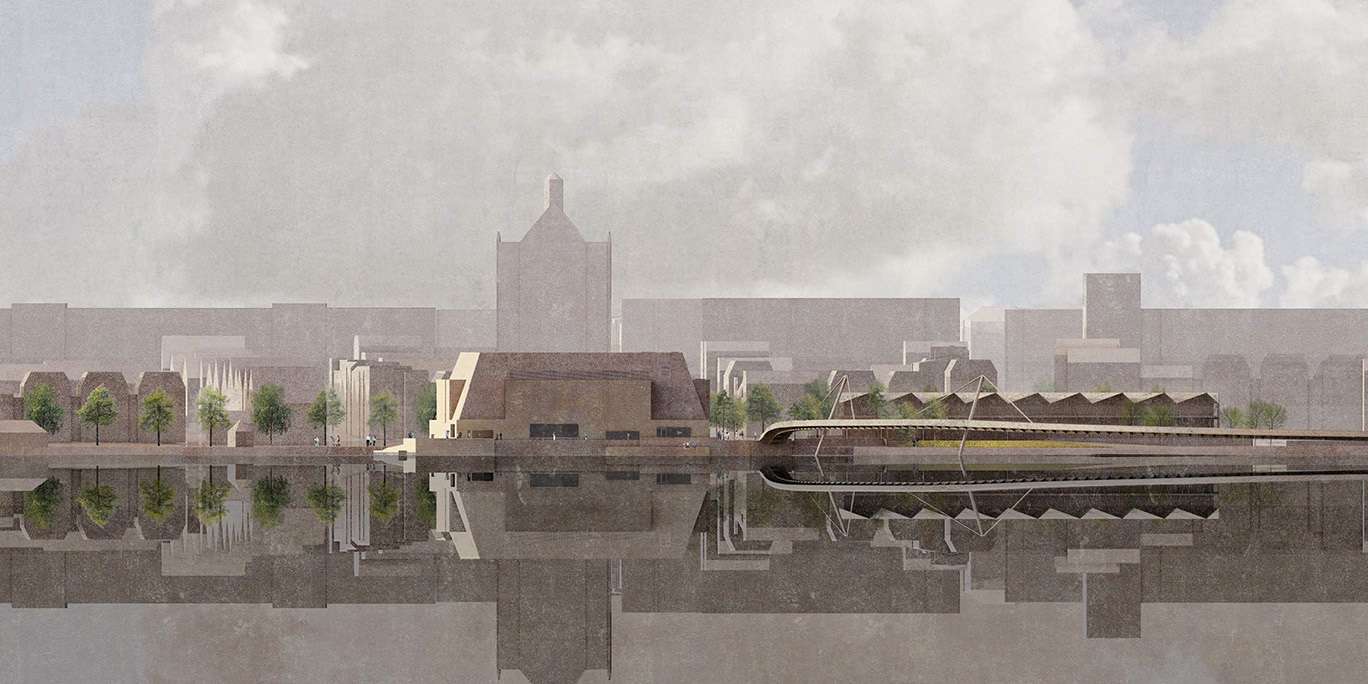 Das Ergebnis des Wettbewerbs für den Neubau des Archäologischen Landesmuseums Rostock wurde heute am 16. Februar 2022 vorgestellt. © 2022 Lundgaard   Tranberg Arkitekter A/S, Kopenhagen