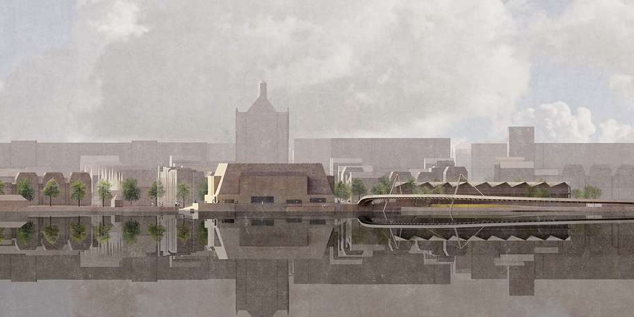 Das Ergebnis des Wettbewerbs für den Neubau des Archäologischen Landesmuseums Rostock wurde heute am 16. Februar 2022 vorgestellt. © 2022 Lundgaard   Tranberg Arkitekter A/S, Kopenhagen