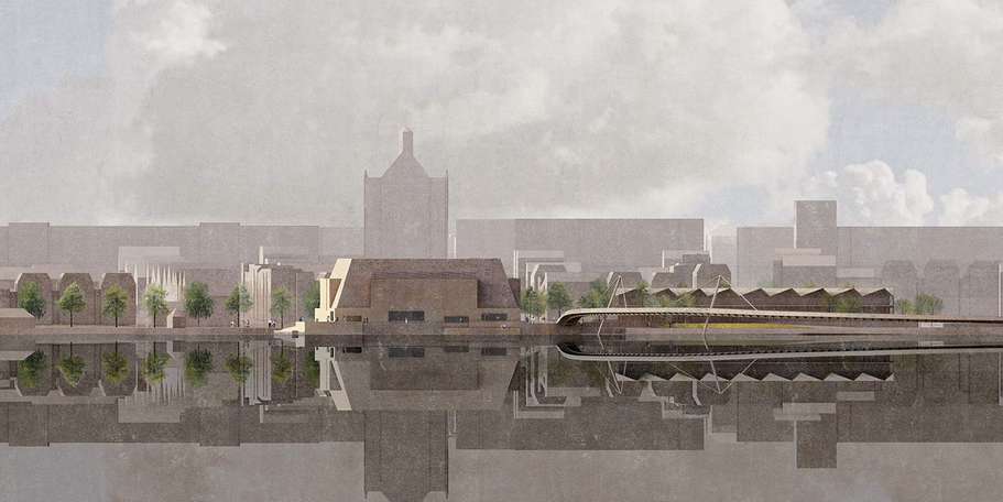 Das Ergebnis des Wettbewerbs für den Neubau des Archäologischen Landesmuseums Rostock wurde heute am 16. Februar 2022 vorgestellt. © 2022 Lundgaard   Tranberg Arkitekter A/S, Kopenhagen