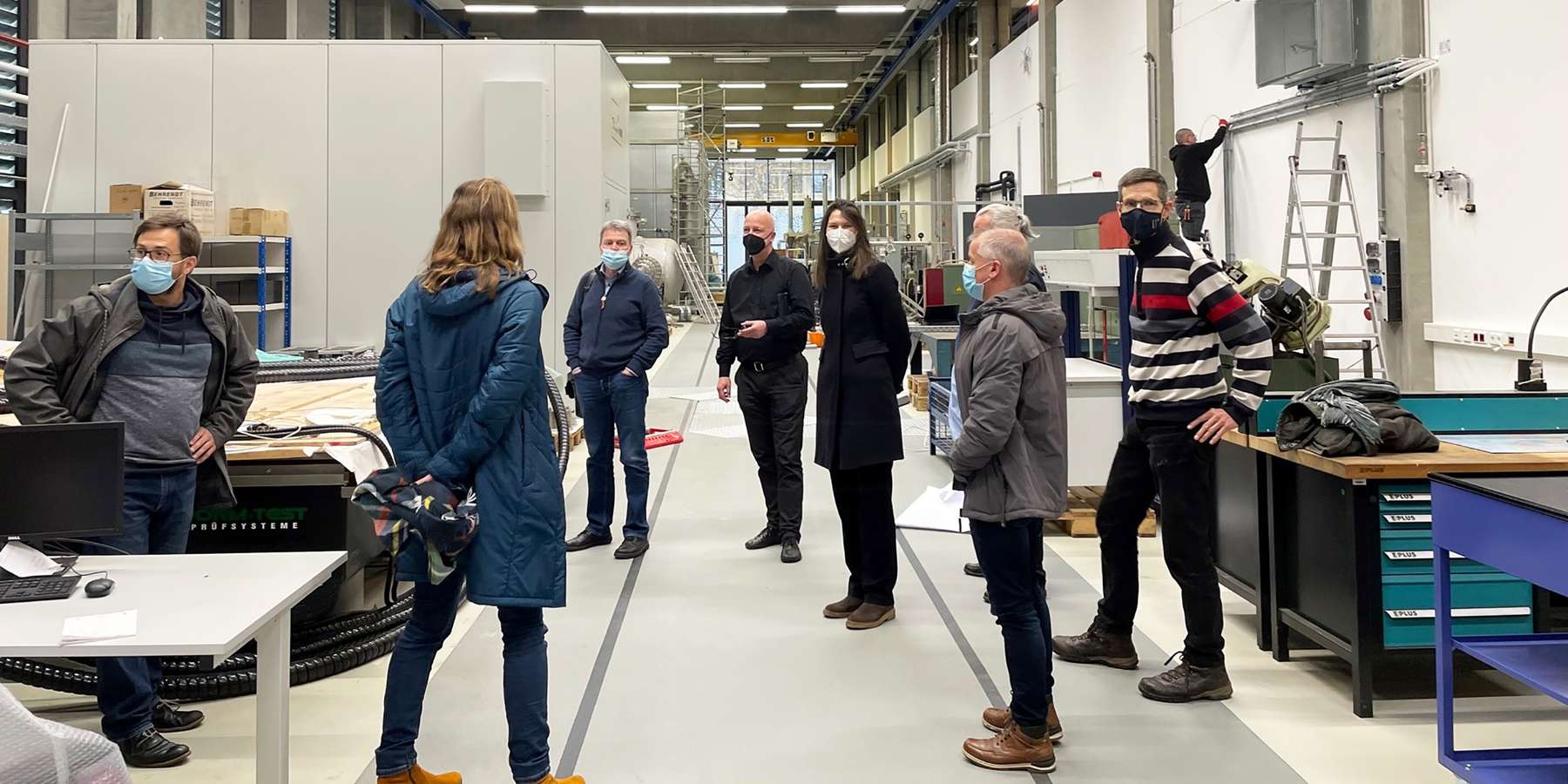 Technische Übergabe des Bauteil II vom Bauherrn SBL Rostock an die Universität Rostock am 30.11.2021 © 2022 Heike Wehrle, SBL Rostock