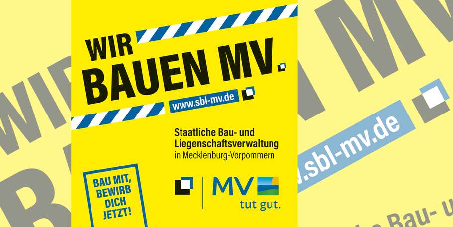 Kampagne der SBL-MV zur Personalgewinnung und zum Personalerhalt. © 2022 Finanzministerium M-V