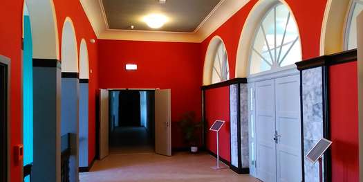 Blick in das Vestibül im Obergeschoss © 2022 SBL Neubrandenburg