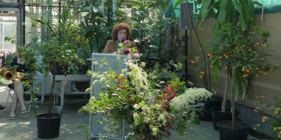 Eröffnung und Grußworte durch die Rektorin der Greifswalder Universität Prof. Dr. Katharina Riedel © 2022 SBL Greifswald