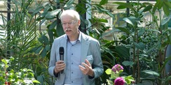 Dankes- und Grußworte von Prof. Dr. Martin Schnittler, Direktor des Botanischen Gartens und Geschäftsführender Direktor des Institutes für Botanik und Landschaftsökologie der Universität Greifswald © 2022 SBL Greifswald