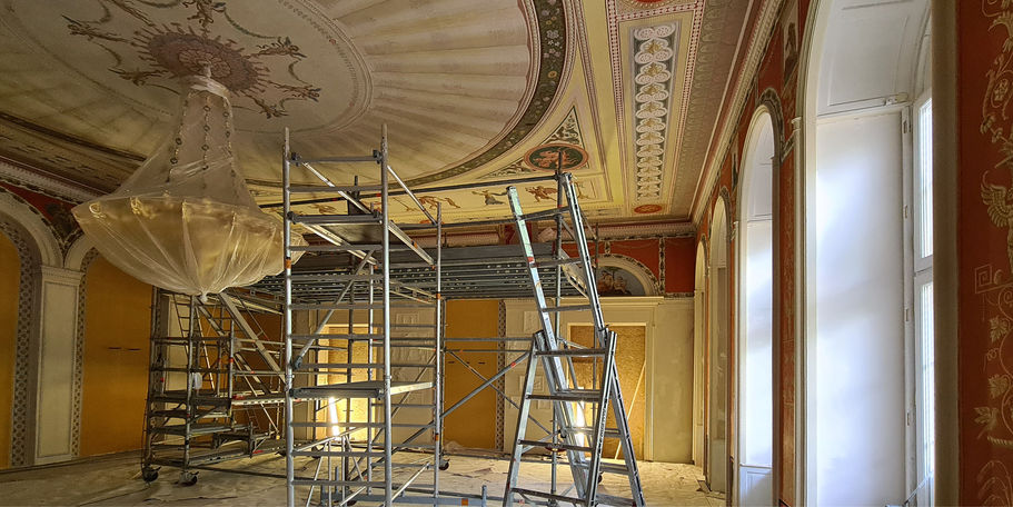 Blick in den Gelben Saal © 2022 SBL Neubrandenburg