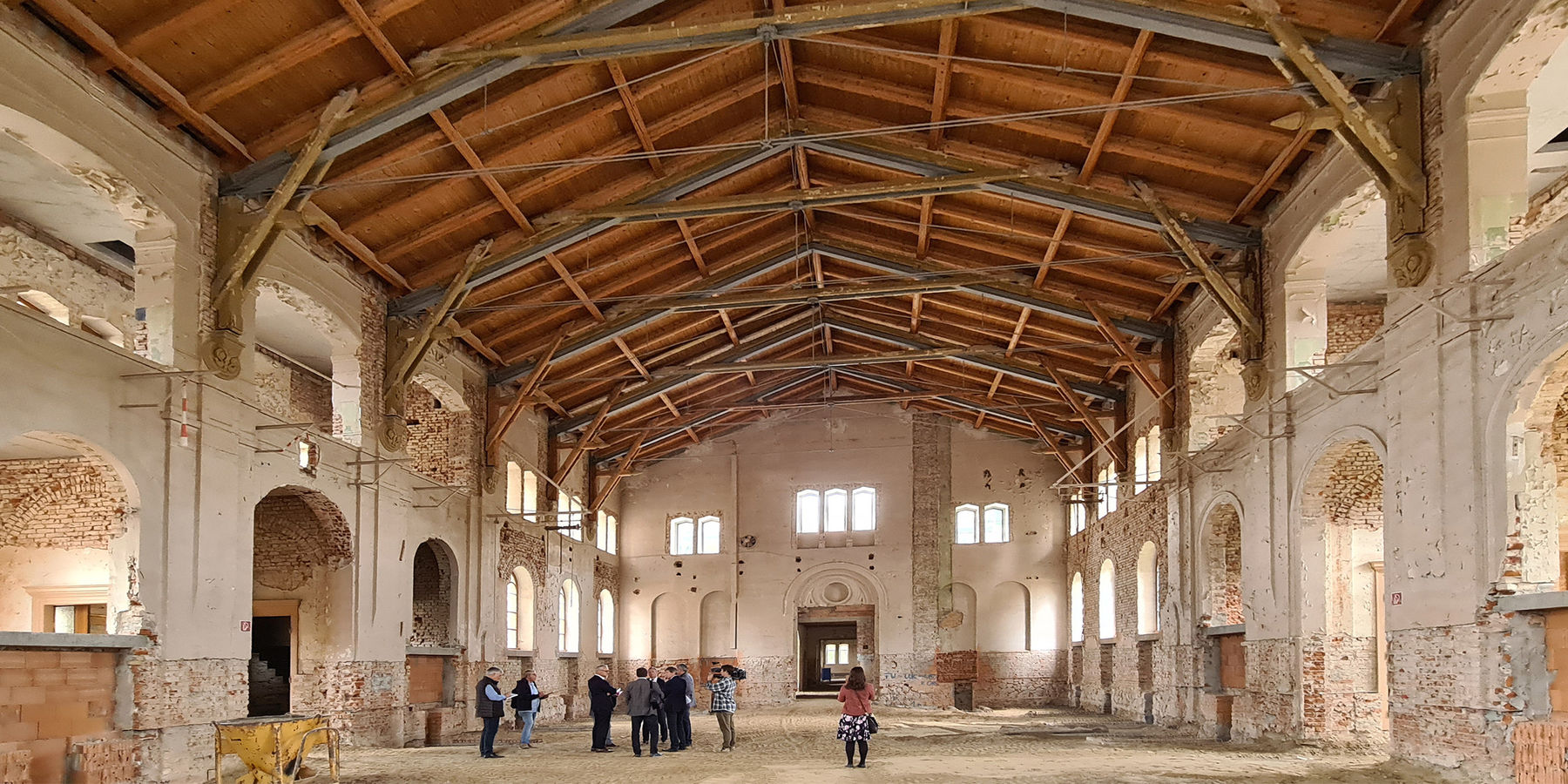 Die ehemalige Reithalle soll als repräsentativer Saal für öffentliche Veranstaltungen hergerichtet werden. © 2022 SBL Neubrandenburg