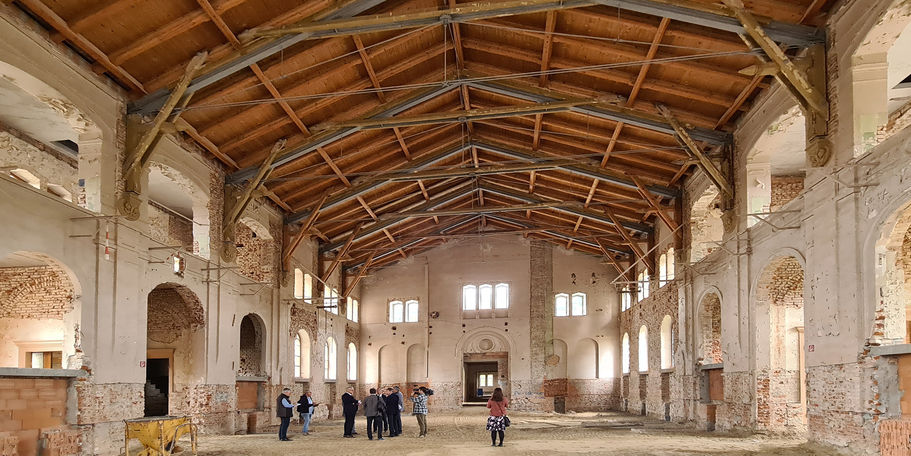 Die ehemalige Reithalle soll als repräsentativer Saal für öffentliche Veranstaltungen hergerichtet werden. © 2022 SBL Neubrandenburg