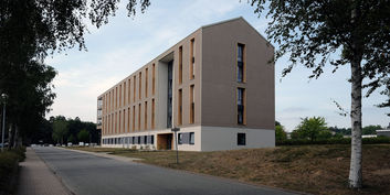 Gesamtansicht des Unterkunftsgebäudes © 2022 SBL Schwerin