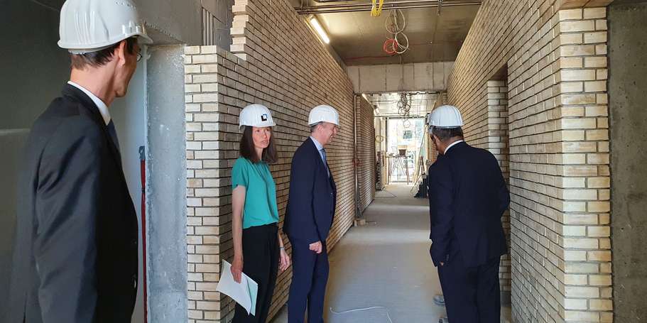 Rundgang durch das Obergeschoss © 2022 SBL Rostock