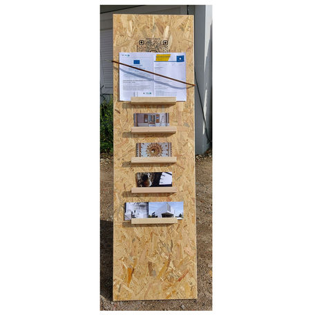 Aufsteller mit Infomaterial © 2022 SBL Schwerin