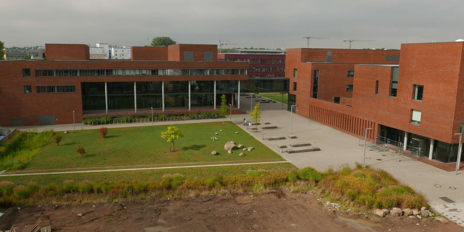 Das E-Technikum fügt sich in den MINT-Campus in der Rostocker Südstadt ein © J.Rott