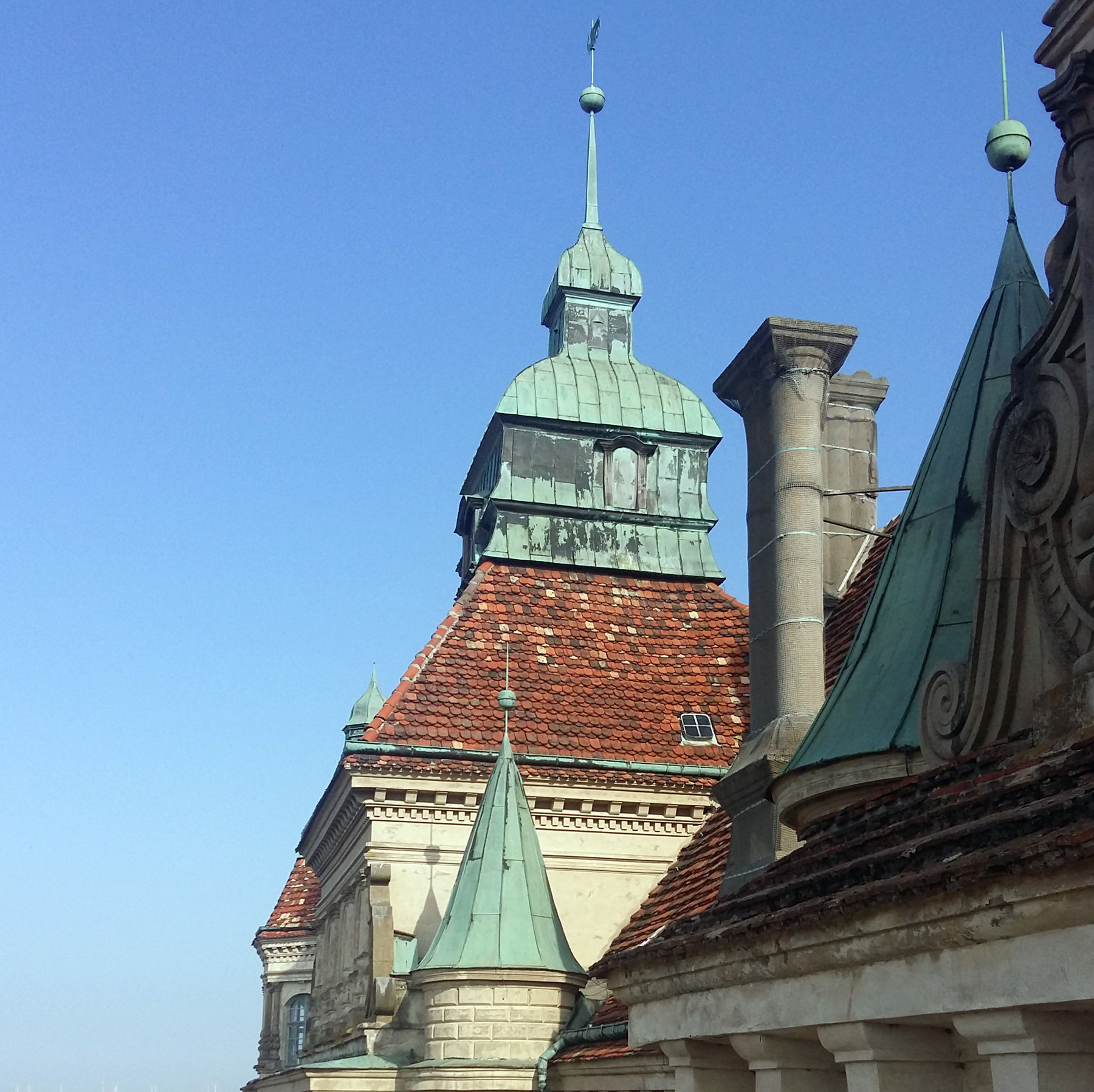 Türme mit Dachknopf als Schmuckelement © 2022 SBL Schwerin