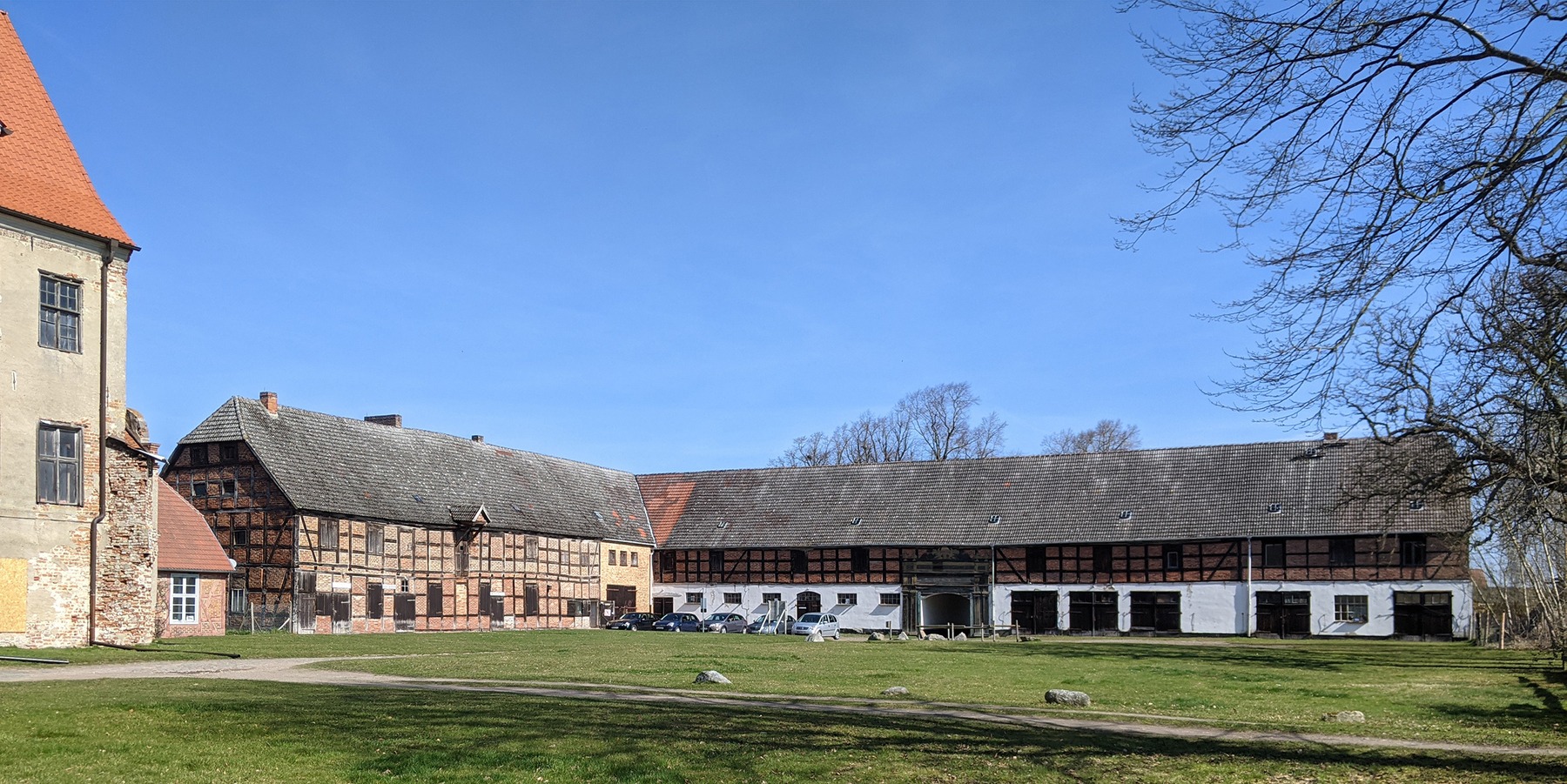 Speicher - Süd-Westansicht mit Innenhof © 2022 SBL Greifswald