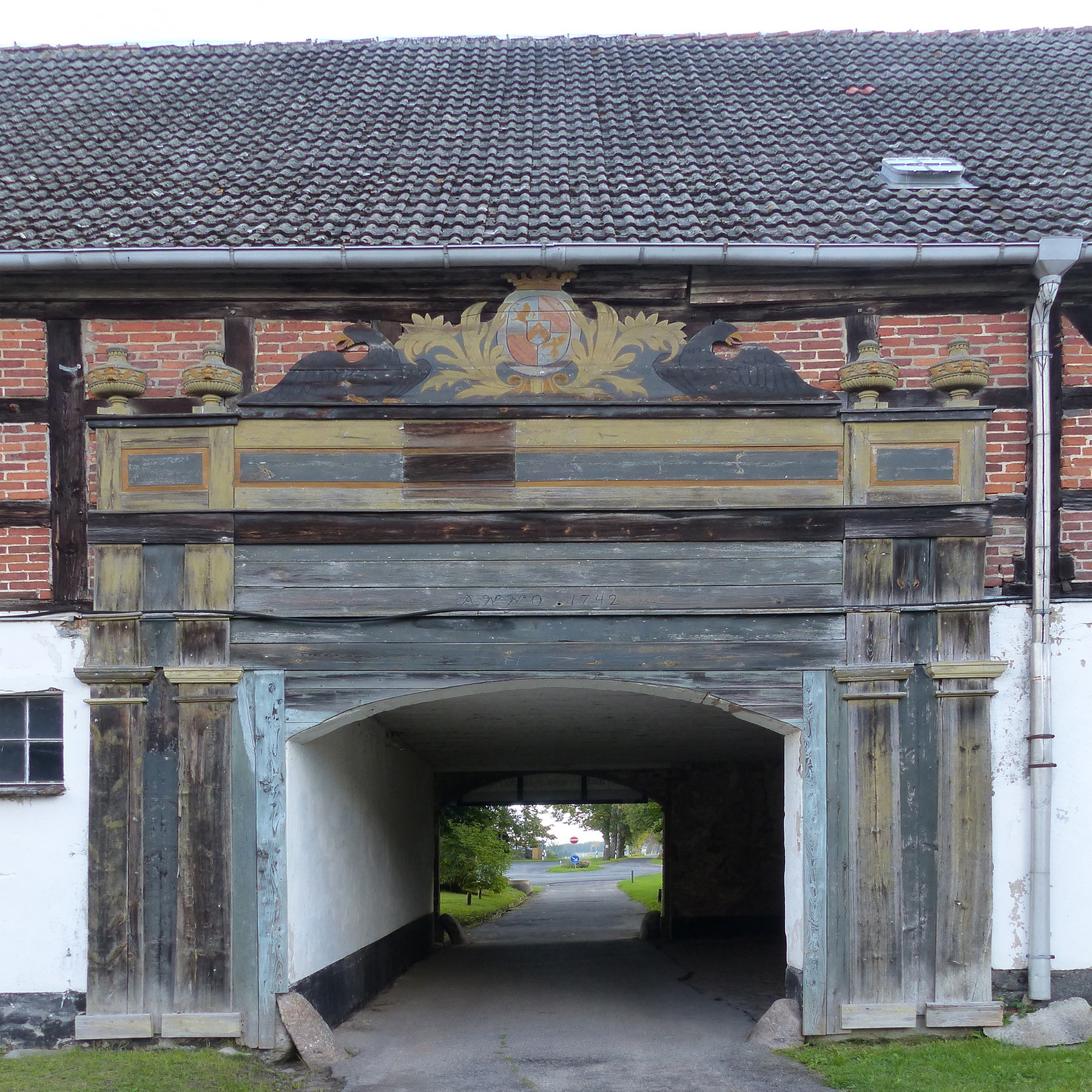 Speicher mit Tordurchfahrt - Hofseite © 2022 SBL Greifswald