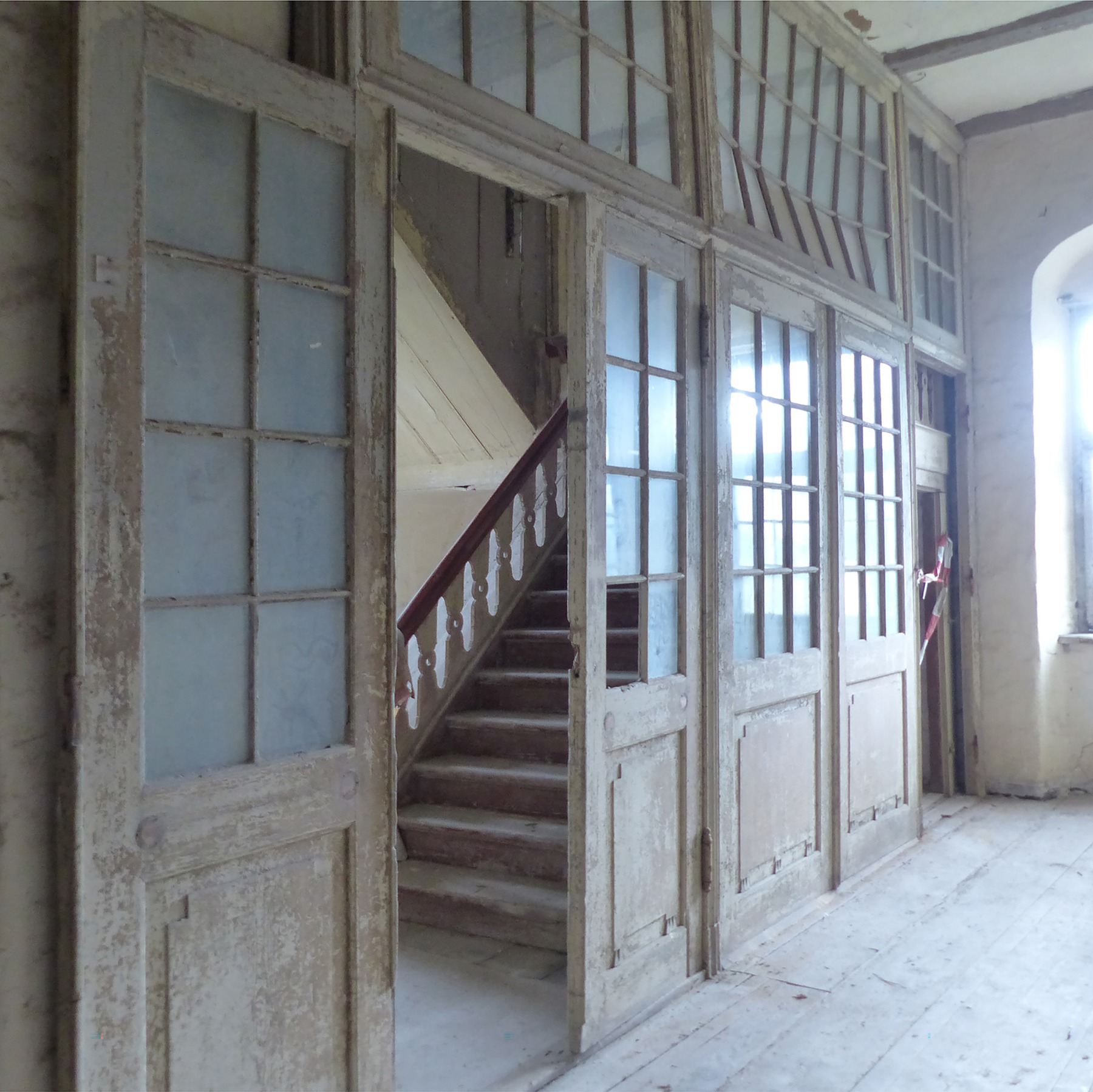 Schloss 2. Obergeschoss - Tischlerelement Treppenhaus © 2022 SBL Greifswald