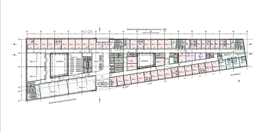 Grundriss 1. Obergeschoss © 2022 MHB Architekten + Ingenieure GmbH, Rostock