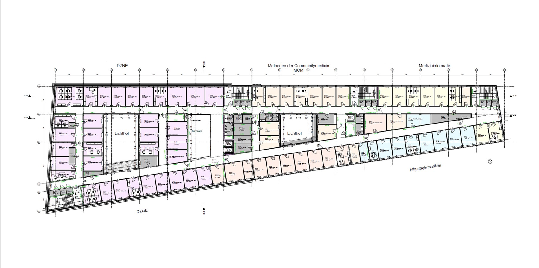 Grundriss 2. Obergeschoss © 2022 MHB Architekten + Ingenieure GmbH, Rostock