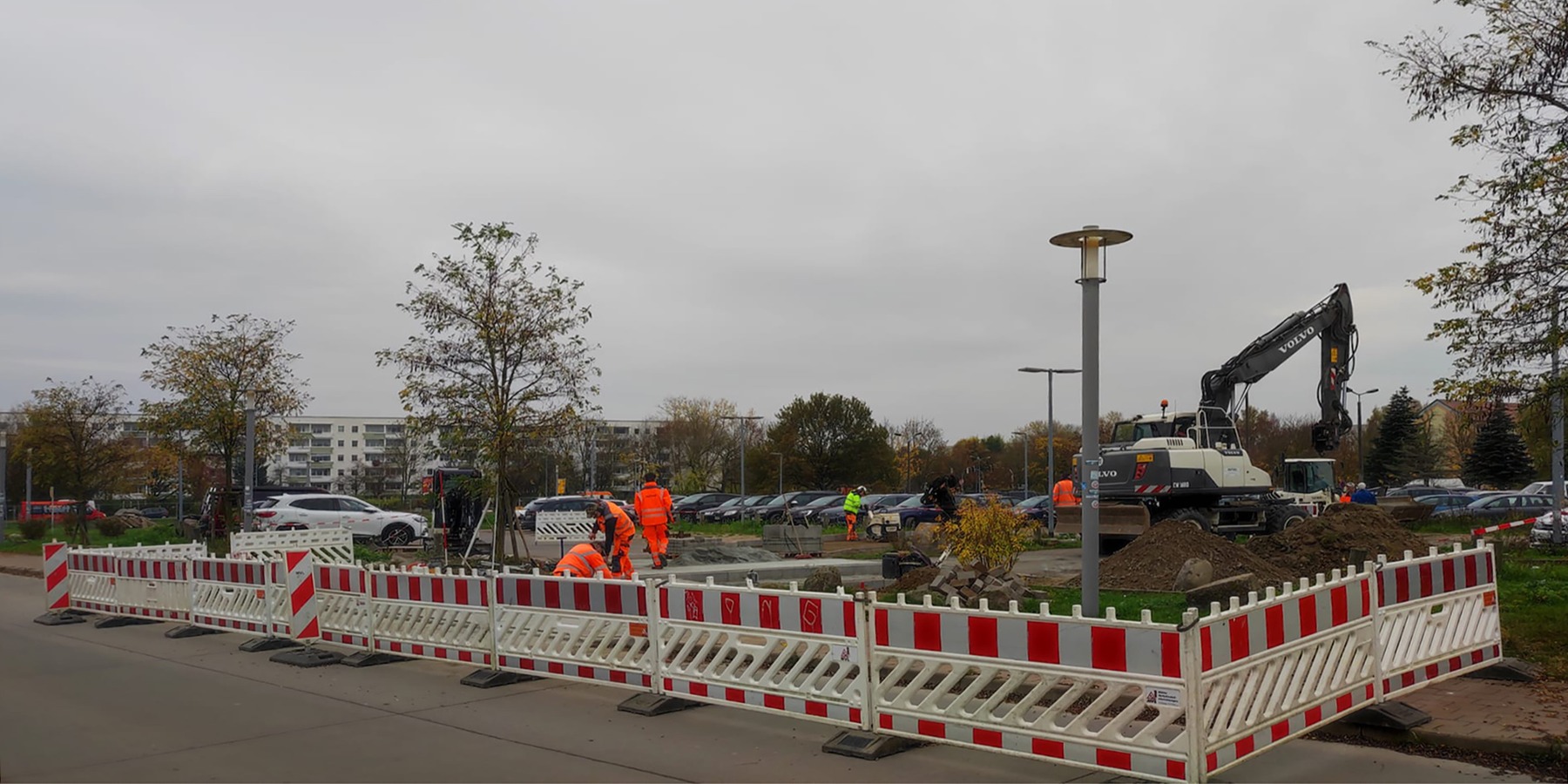 November 2022 - Baubeginn mit Erschließungsarbeiten © 2022 SBL Greifswald