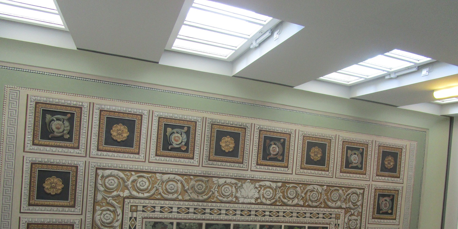 Deckenmalerei über dem Treppenhaus © 2017 Betrieb für Bau und Liegenschaften Mecklenburg-Vorpommern