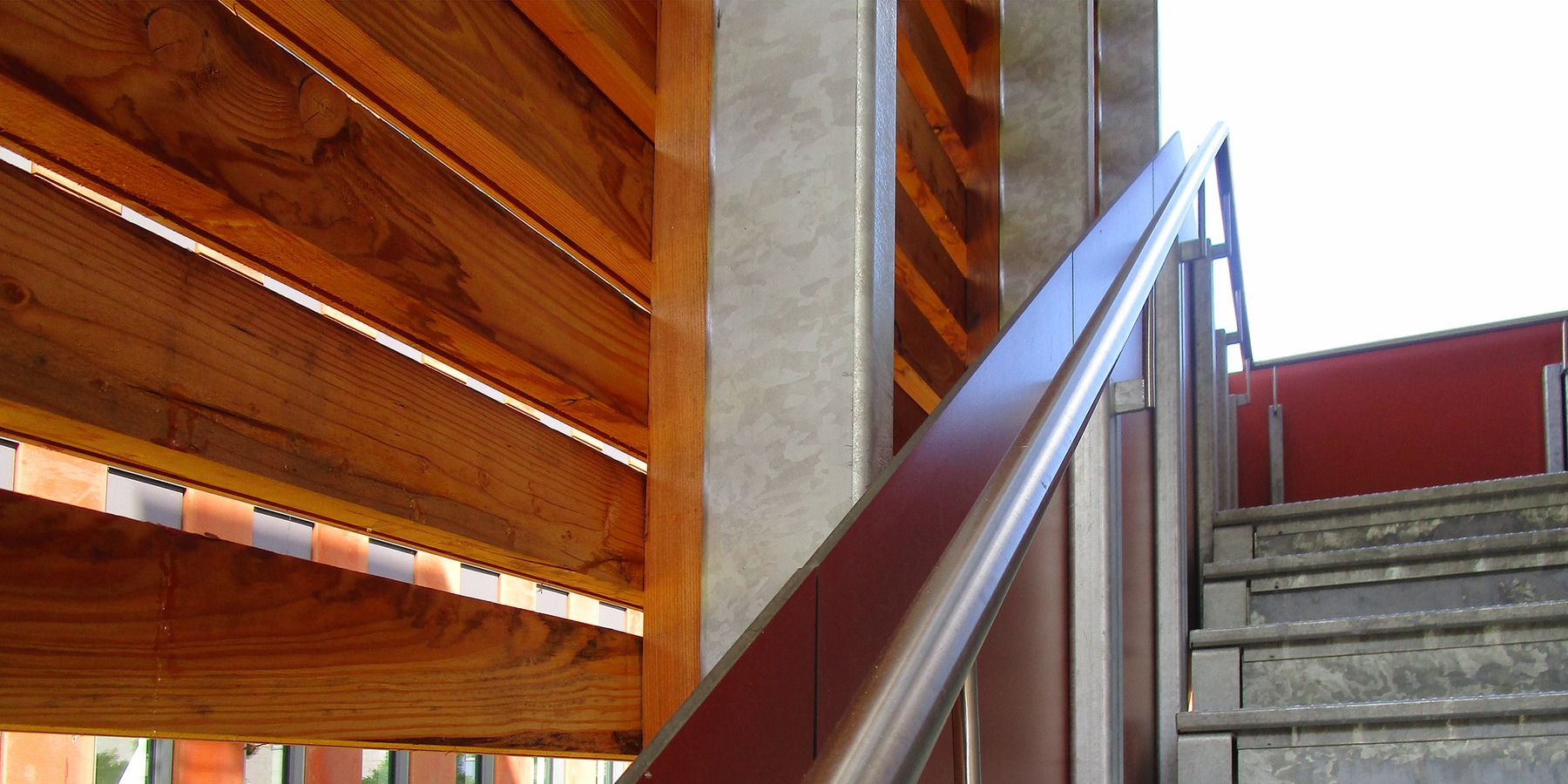 Detail Außentreppe am Westgiebel © 2017 Betrieb für Bau und Liegenschaften Mecklenburg-Vorpommern