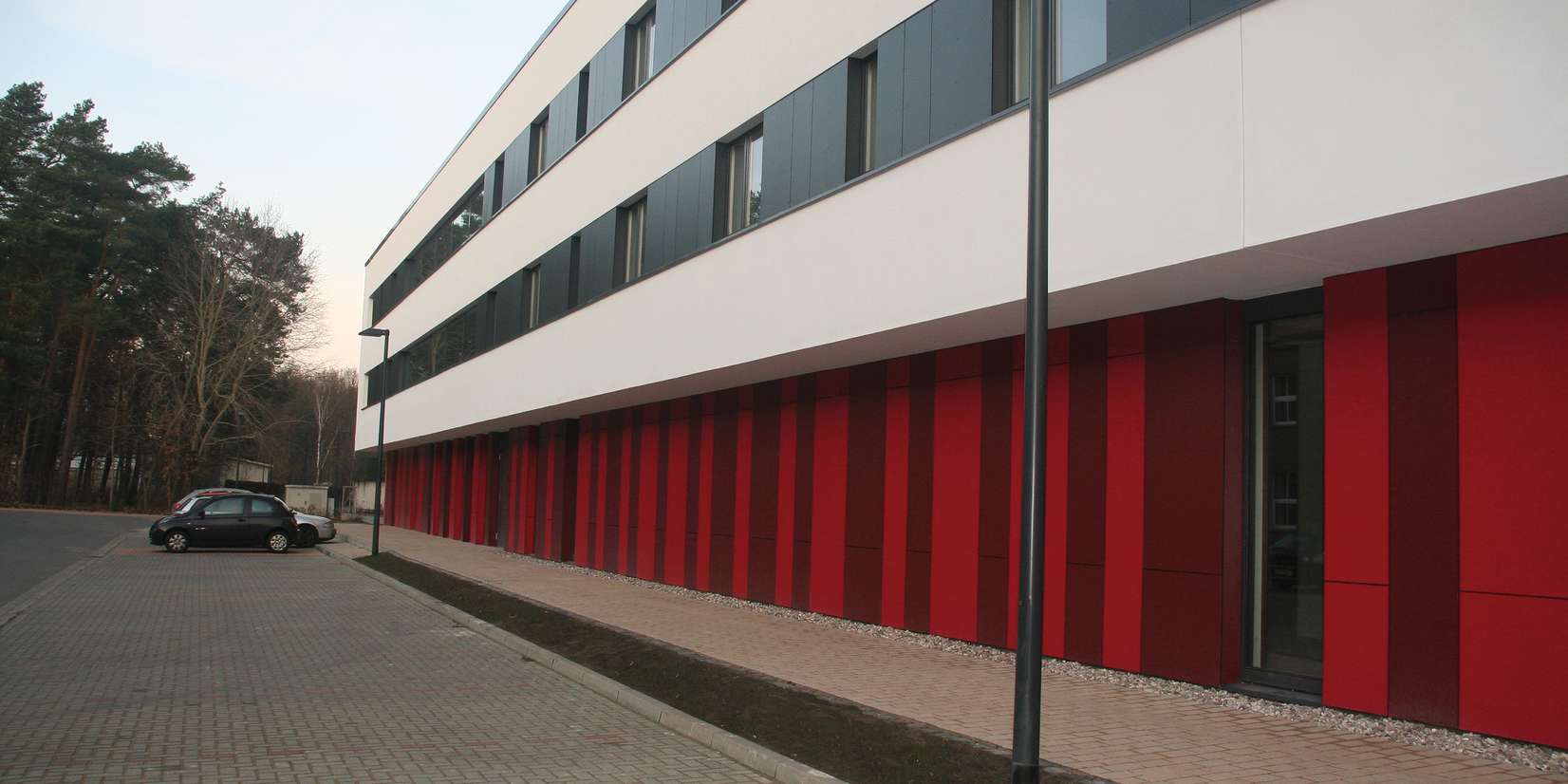Gebäudeansicht Wohnheim Fachschule für Agrarwirtschaft Güstrow Bockhorst © 2011 Betrieb für Bau und Liegenschaften M-V