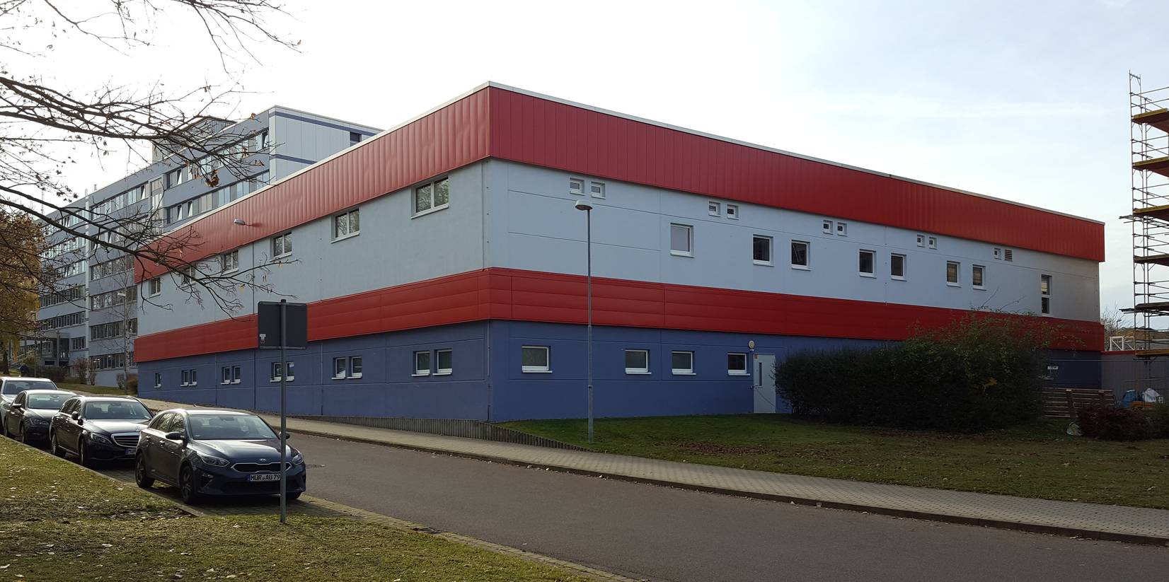 Gebäudeansicht Block F © 2019 Betrieb für Bau und Liegenschaften Mecklenburg-Vorpommern