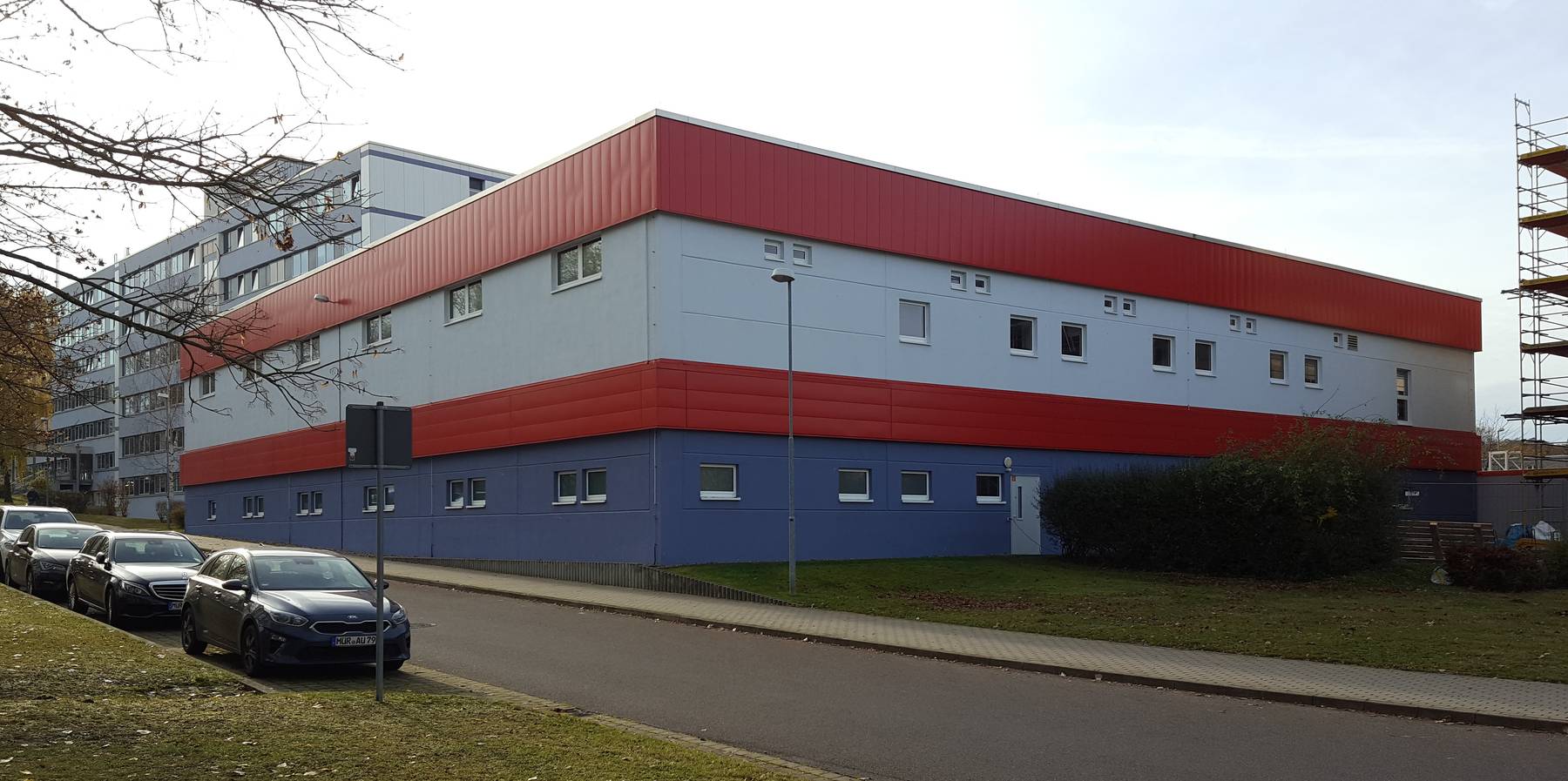 Gebäudeansicht Block F © 2019 Betrieb für Bau und Liegenschaften Mecklenburg-Vorpommern